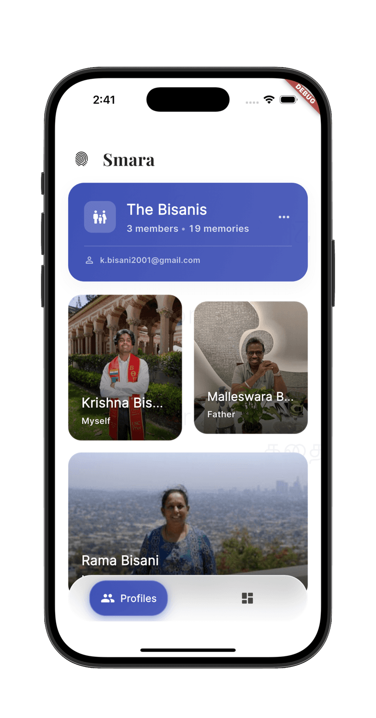 Smara App - Family Stories